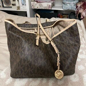 Michael Kors Dark Brown Signature Tote